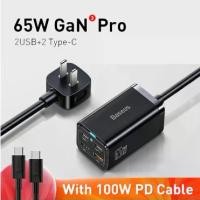 ราคา Baseus หัวชาร์จเร็ว 65W Desktop Fast Charger GaN3 Pro อะแดปเตอร์ชาร์จ 4 in 1 วชาร์จ ที่ชาร์จเร็ว adapter (1729625498576259682)