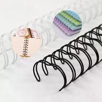 ราคา 100 ชิ้น ขนาด7.9มม 34 ฟัน แหวนปฏิทินแขวน เข้าเล่มปฏิทิน สันขดลวดเหล็ก แหวนโลหะ Twin-Wire Binding Desktop Calendar (1732325802580805826)