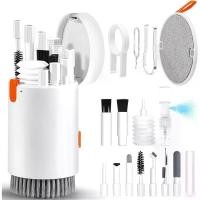 ราคา walrfid Laptop Phone Screen Cleaner Kit, Computer Keyboard Brush Cleaning Spray for iPhone AirPods MacBook iPad, 20-in-1 Electronic Device Clean Tool for Camera Earbud Car Screens (White) (17318943231