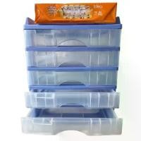 ราคา Certified productsลิ้นชักเก็บของ 5 ชั้น **ใหม่** สีม่วงมะเขือ ตู้เก็บของ **ตั้งโต๊ะ** พร้อมถาดบน รุ่น A-109-4 Drawer Cabinet With Upper Tr (1731387433230107952)