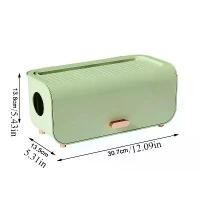 ราคา กล่องเก็บสายเดสก์ท็อปพลาสติก 1 ชิ้น กันฝุ่นและกันน้ำ กล่องจัดระเบียบซ็อกเก็ตชาร์จ กล่องสายไฟรีล เหมาะสำหรับไม่มีแบตเตอรี่ที่จำเป็น หูฟัง earbuds 425 degree oppo enco air 4 (1731836225914242239)