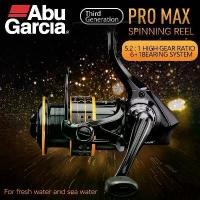 ราคา Abu Garcia [genuine product] Third Generation Pro Max Spinning Reel 5.2:1 6.5KG Max Drag 6+1BB bearing system HPCR stainless steel sealed bearings500/1000/2000/3000/4000 Waterpr (1732009707381425359)