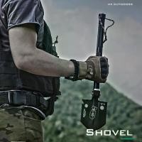 ราคา [COD] HX OUTDOORS กลางแจ้ง ตั้งแคมป์ อุปกรณ์แคมปิ้ง camping survival mini engineer shovel multifunctional camping shovel folding shovel outdoor portable equipment shovel พลั่ว/พล (1731213818784483044)