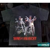 ราคา good the shop ok เสื้อยืดผ้าฝ้ายเสื้อยืดผ้าฝ้าย Sons of anarchy - Bootleg T-Shirt Comfortable fabric T-shirt (1732001427435718169)