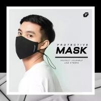 ราคา [Ready to ship] PEGAN PROTECTIVE MASK, fabric mask, adjustable strap, 3 layers thick. (1731710259431573470)