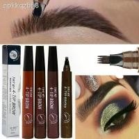 ราคา 4-TIP BROW Liquid Eyebrow Pencil Waterproof Microblading Fork Tip Fine Sketch Eye Brow Tattoo Tint Pen (1731596865390348241)