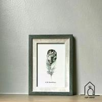 ราคา กรอบรูปลายไม้สีเขียวเข้ม สำหรับใส่รูปภาพขนาด 4"x6" (Photo frame) (1731945121841842151)
