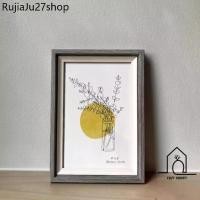 ราคา คลังสินค้า กรอบรูปลายไม้สีเทา สำหรับใส่รูปภาพขนาด 4"x6" (Photo frame) (1731538736469607750)