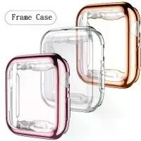 ราคา เคสไอโฟน Case for A PPLE Watch Series8 7 6 5 4 SE 321 Silicone Frame Cover 45 41 44 42 40 38 MM (1729818688053938272)