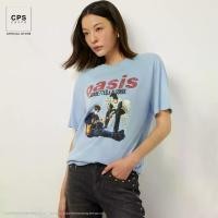 ราคา CPS CHAPS เสื้อยืดโอเวอร์ไซส์กราฟิก Oasis สีฟอก ผู้หญิง OASIS GARMENT WASHED OVERSIZED TEE รุ่น C25SFTE916 (AW25#A1) (1731846684295791918)