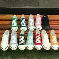 ราคา รองเท้าผ้าใบสำหรับผู้หญิง สไตล์เกาหลี สีเขียวชอุ่ม รองเท้าผ้าใบส้นแบน เหมาะสำหรับเด็กนักเรียน สีชมพูและสีพาสเทล รองเท้าผ้า ari gear (1731704596125222633)