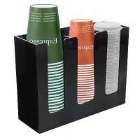 ราคา Acrylic Box For Keep Drink Glass กล่องอะคริลิคจ่ายแก้ว กล่องใส่แก้วกาแฟ ที่ใส่แก้ว เครืองดื่ม 3 ช่อง สีดำ (1731296528242083278)