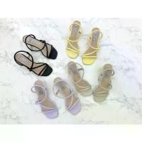 ราคา 【COD】Sammy Glass Heel รองเท้าส้นแก้ว แบบรัดส้นมีสายหลัง (1732002147272328447)