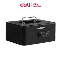 ราคา Deli เซฟหิ้ว กล่องเหล็กเก็บเงิน กล่องเซฟ เซฟอเนกประสงค์ แบบใส่รหัส มีหูหิ้ว พร้อมกุญแจ Cash Box (1732434616680941357)