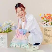 ราคา HOTvibes.brandd️Wildflower bucket tote️ กระเป๋าผ้า มีเชือกรูด กระเป๋าผ้าพิมพ์ลาย (1732277420999935680)