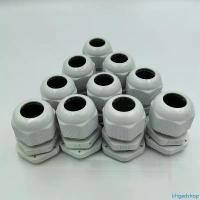 ราคา bhgadshop COD PG-16 NYLON CABLE GLAND ไนล่อน เคเบิ้ลแกลนCable range: 10-14 IP68 ดำ/ขาว แพ็คละ 20ตัว (1732380591632647911)