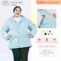 ราคา Warmplus เสื้อโค้ทขนเป็ด ไซส์ใหญ่ Down Coat กันลม กันหนาวได้ติดลบ 20 องศา ใส่ได้ทั้งหญิง–ชาย (1732320592476079504)
