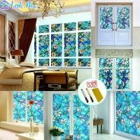 ราคา 【จัดส่งทันที】 สติ๊กเกอร์ติดกระจกสูญญากาศ ฟิล์มกระจก ฟิล์มติดกระจกบ้าน Glass sticker 3 ขนาด (1732297937112565445)