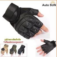 ราคา [พร้อมส่ง] Auto Sun glove ถุงมือหนังแบบเต็มนิ้ว Touch Screen tactical gloves (1732081289668953641)