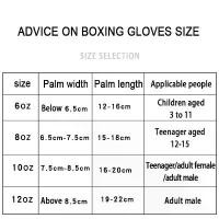 ราคา นวมชกมวย PU ขนาด 6-14 OZ boxing gloves ที่ต่อยมวย นวมมวยสากล (1732239816549106972)
