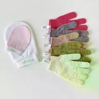 ราคา [ส่งฟรี] ถุงมือขัดตัว ถุงมือขัดผิวกาย หอมส Body gloves scrub ถุงมือขัดตัวHHOMS ทำจากใบไหมเกาหลี (1732136683053614561)