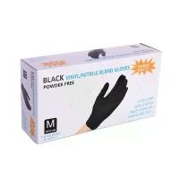 ราคา Black VINYL / Nitrile BLEND Gloves ถุงมือไนไตรดำ (1730955850630400406)