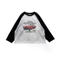 ราคา เสื้อยืดเด็กผู้ชาย ดีไซน์รถพิมพ์ลายสุดเท่ มาใหม่ เสื้อ วง บัส ของ เด็ก hoodie boy (1732056000855706131)