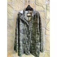 ราคา เสื้อคลุมลายพรางทหาร มีฮู้ด จั้มเอว เสื้อแขนยาว ทรงเลดี้ Ladies camo utility jacket Hoodie XXL มือสองสภาพดี แนะนำ (1732051760208512429)
