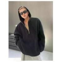 ราคา MR9 Sweater Hoodie HD559 เสื้อกันหนาวไหมพรม มีฮู้ด คอแต่งซิป เสื้อแขนยาวไหมพรม เสื้อกันหนาว เสื้อไหมพรม ผ้าหนากันหนาวได้ดี ผู้หญิง Clothing Knit คอเต่า สีเทา Women (1729773356429839309)