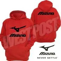 ราคา MIZUNO SPORT SWEATER JUMPER HOODIE JACKET สีแดง (1731566286359463829)