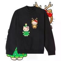ราคา Hoodie hello kitty hoodie crew neck sweatshirt 15 Sweatshirt- เสื้อกันหนาวคอกลม ไซส์ M-3XL (1731287723780311862)