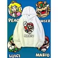 ราคา เสื้อสเวตเตอร์มีฮู้ด Mario Super Mario สไตล์เดียวกัน ดีไซน์อเนกประสงค์ การ์ตูนแอนิเมชั่น hoodie (1731265455767521748)