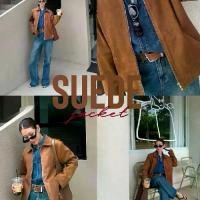 ราคา เสื้อหนังกลับสีน้ำตาล SUEDE Jacket (1731986459936000173)