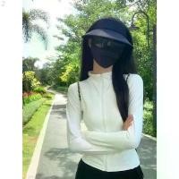 ราคา เสื้อกัน uv เสื้อกันหนาว White Ice Silk Sunscreen Jacket Women's Summer 2024 ใหม่ Thin Slim Slim An แนะนำ (1731613406446257318)