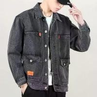 ราคา MNO.9 Jacket Jeans 8008 เสื้อยีนส์ชาย แจ็คเก็ตยีนส์ เสื้อยีนส์แขนยาว เสื้อเชิ๊ตชาย เสื้อกันหนาว เทา ดำ และยีนส์ ขายดีประจำเดือนนี้ (1732283234245837973)
