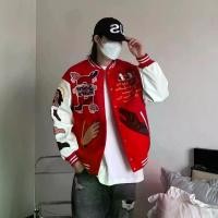 ราคา เสื้อแจ็คเก็ตเบสบอล สไตล์เจมส์ แบรนด์ Melard ผู้ชาย แบรนด์อินเทรนด์อเมริกัน เสื้อแจ็คเก็ตเบสบอลสีแดง เสื้อโค้ท Niche ใหม่ british royal jacket gd เสื้อ เก็ต ไฟท์ แท้ เสื้อ (1731859367850117882)