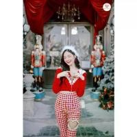 ราคา 【SALE】Let It Snow Jacket เซ็ตเสื้อแจ็คเก็ตมีฮู้ดโทนแดง แมทซ์กับกางเกงลายสก็อตดีเทลฉลุหัวใจแต่งระบาย น่ารักมาก ชุดนี้ห้ามพลาด (1731828623524595575)