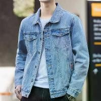 ราคา แจ็คเก็ตยีนส์ผู้ชาย Denim Jacket สไตล์วินเทจเท่ๆไม่ตกยุค เกรดพรีเมี่ยมผ้าหนา ยีนส์แท้ มีไซด์ใหญ่ สินค้าดี Man Clothing เสื้อ (1731090412025055932)