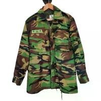ราคา แจ็คเก็ตทหารกองทัพแท้ (M65 Woodland) Korean Army Jacket field มือสองสภาพดีมาก #M90 ขายร้อน Clothing Man ผู้ชาย เสื้อ Cotton (1731686986005187151)