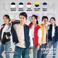 ราคา Uniform Studio เสื้อแจ็คเก็ตเบสบอล เสื้อบอมเบอร์แจ็คเก็ต Bomber Jacket ผ้าไมโครไฟเบอร์ มีให้เลือก 5 สี เสื้อ แจ็คเก็ต (1729578755284830487)