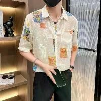 ราคา เสื้อเชิ้ตพิมพ์ลาย มาแรง อินเทรนด์ และหลากหลาย สำหรับผู้ชาย ฤดูใบไม้ผลิและฤดูร้อน มาใหม่ ลายดอกไม้ เสื้อเชิ้ตห้าชิ้น 2025 ฮู้ด hm ronaldinho sweater detroit jacket เสื้อ พระสงฆ์ เสื้อ option (17319948