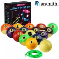 ราคา Aramith ชุดลูกพูลเรืองแสงสำหรับโต๊ะพูลหยอดเหรียญ Glow in the Dark Kit for Coin Operated Pool Tables (1732141749958575554)