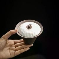 ราคา ชุดน้ำชา Gaiwan สไตล์จีน ดินเหนียวหินเก่า แฮนด์เมด ชุบเงิน เครื่องปั้นดินเผาหยาบ ดีไซน์เซน ย้อนยุค ชามชาน้ำชา หลักของบ้าน matcha set kit (1731806515820463812)