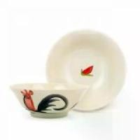 ราคา Color kit ชามกระเบื้องตราไก่ 8 นิ้ว แพค 2 ชิ้น (เทาครีม) (1732064136848247483)