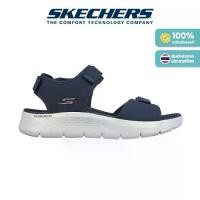 ราคา Skechers สเก็ตเชอร์ส รองเท้าแตะผู้ชาย Men On-The-GO GOwalk Flex Antigua Beach Sandals - 229205-NVOR Contoured Goga Mat Footbed, Flex, Machine Washable, Ultra Go (1729778915661745092)