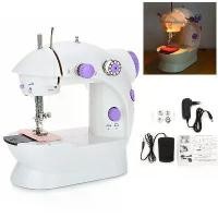 ราคา จักรเย็บผ้า Mini Sewing Machine จักรเย็บผ้าขนาดเล็กพกพา (สีม่วง) (1730819358120709053)