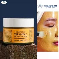 ราคา COD Thaicream มาร์คหน้าแลดูใส มาส์กหน้าวิตามินซี คอลลาเจน ไทยครีม collagen & vitamin c facial clay mask (1731815067461584165)