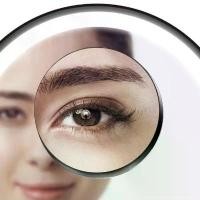 ราคา ของแท้ 100% AMiro 5X magnifying mirror（White）กระจกแต่งหน้า แบบตั้งโต๊ะ สไตล์มินิมอล แบบขยาย5เท่า ใช้กับMINI2 &O2 (1731937956615783842)