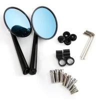 ราคา กระจกแต่ง Rizoma สีดำ กระจกมองข้างกลม CNC แท้ ขาตรง กระจกข้าง กระจกกลม กระจกมอเตอร์ไซค์ grand filano กระจกข้างเวสป้า rizoma stealth mirror Motorcycle (1729677768898283790)