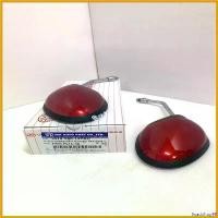 ราคา SnackStop95 ใช้งานได้ Yamaha HMA threaded Pearl red Fino fi(13) rear view mirror มอเตอร์ไซค์ Motorcycle รถ กระจก แคม 54 (1730796800561940565)